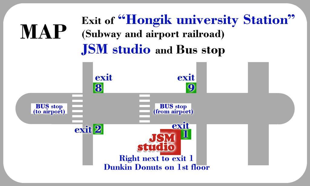 เจเอสเอ็ม สตูดิโอ Hotel โซล ภายนอก รูปภาพ